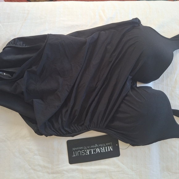 Miraclesuit Black Swimsuit - Picture 3 of 6